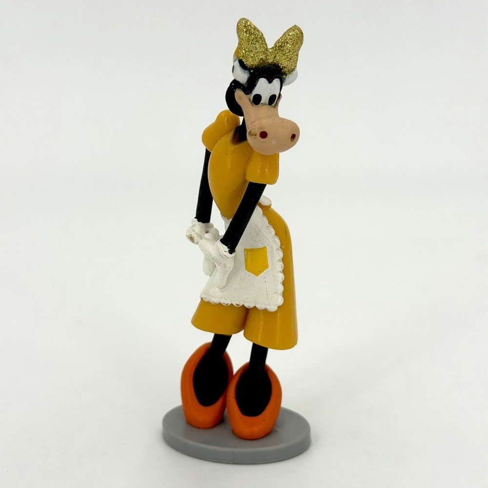 Clarabelle Cow PVC Action Figure Disney Goofy and the Goof Troop Toy Figurine 4"